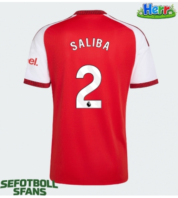 Arsenal William Saliba #2 Hemmatröja 2026-27 Kortärmad